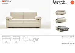 Divano letto Bk Salotti in poliuretano, prezzo scontato!
