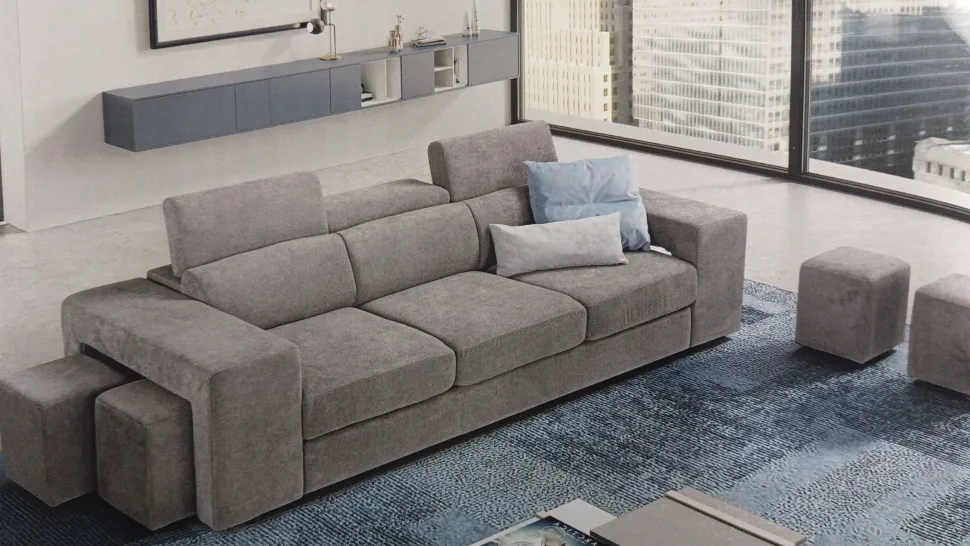 Divano letto Carlotta 3 posti, offerta Outlet a 1370€. Arreda con stile!