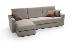 Divano Letto con penisola Berlino di Collezione esclusiva a prezzo ribassato