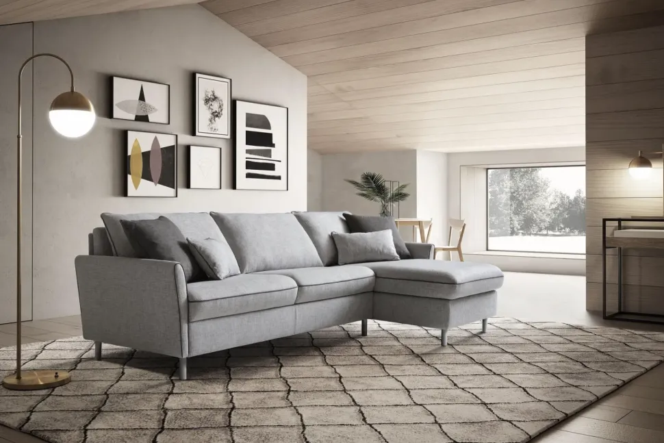 Divano Letto con penisola modello Bali di Le comfort in offerta