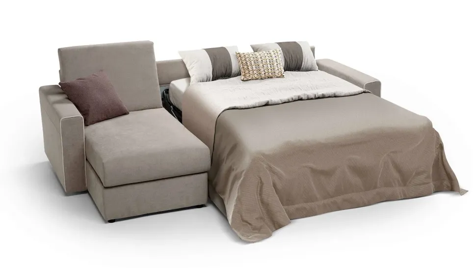 Divano Letto con penisola Brian con penisola Family bedding in Offerta Outlet a 1712 Euro
