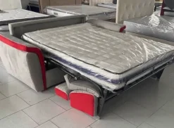 Divano letto Divano letto anti macchia materasso h 21 cm  Md work PREZZI OUTLET