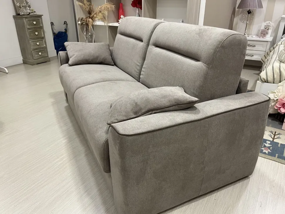 Divano letto in Tessuto non sfoderabile Caserta di Collezione esclusiva