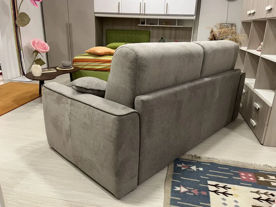 Divano letto in Tessuto non sfoderabile Caserta di Collezione esclusiva