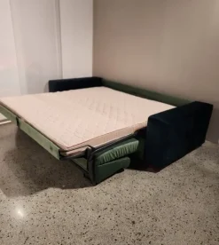 Divano letto maxi 180 x 200 materasso tessuto in misto piuma Md work a prezzo scontato