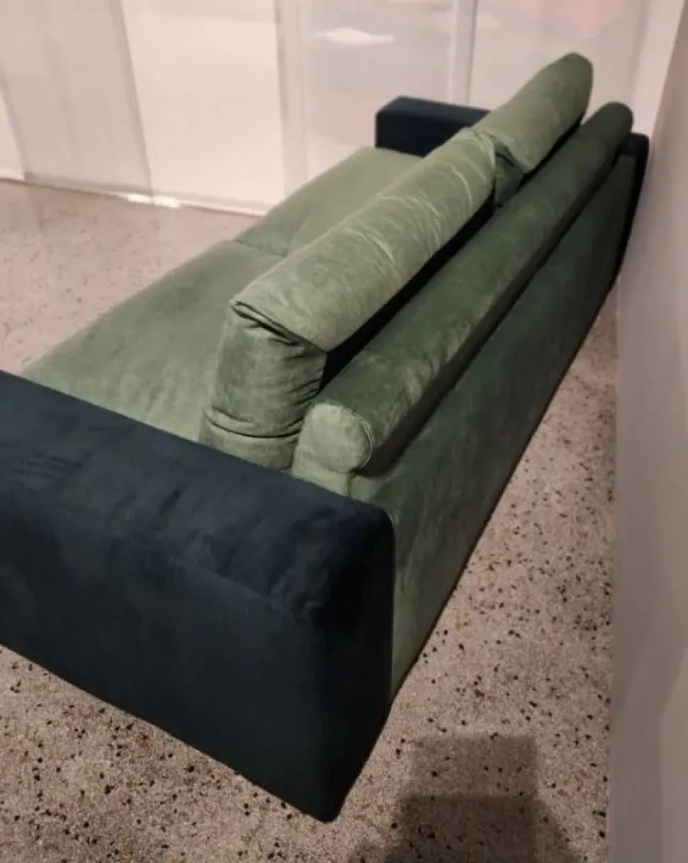 Divano letto maxi 180 x 200 materasso tessuto in misto piuma Md work a prezzo scontato