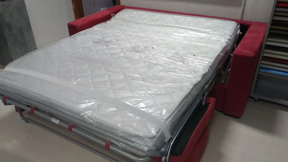 Divano letto microfibra in poliuretano Hopplà in Offerta Outlet