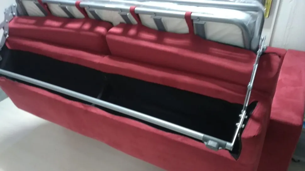 Divano letto microfibra in poliuretano Hopplà in Offerta Outlet