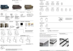 Divano Letto modello Stelvio di Rosini in offerta