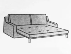 Divano letto modello Young di Samoa