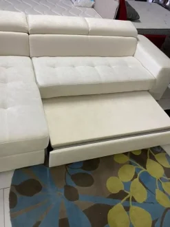 Divano letto San marco letto piu penisola contenitore anti macchia pronta consegna Md work PREZZI OUTLET