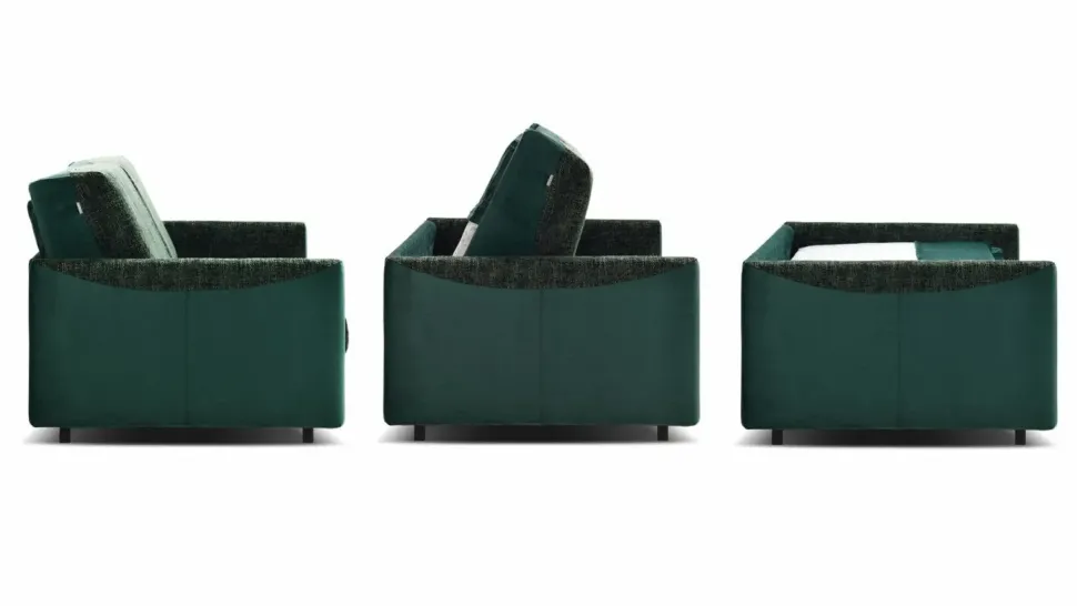 Divano letto singolo girevole twis in Tessuto Artigianale a prezzo ribassato