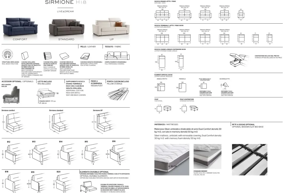 Divano Letto Sirmione Rosini ad un prezzo imperdibile
