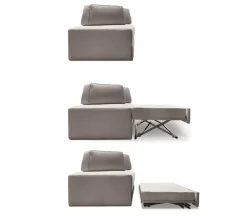 Divano letto tessuto in poliuretano Md work a prezzo Outlet