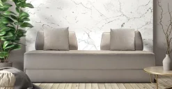 Divano letto tessuto in poliuretano  Md work a prezzo Outlet