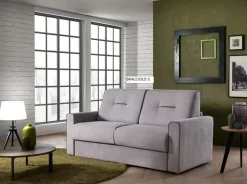 Divano letto tessuto in poliuretano Hopplà in Offerta Outlet