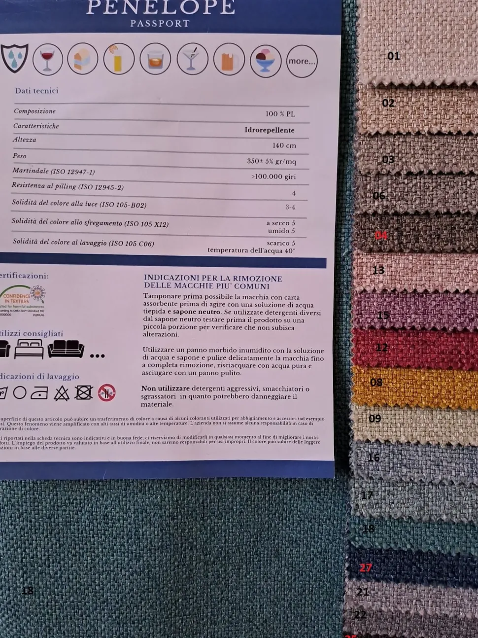 Divano letto tessuto in poliuretano Hopplà in Offerta Outlet