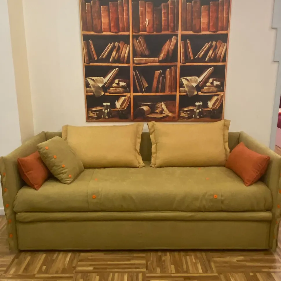 Divano letto tessuto in poliuretano Dienne salotti a prezzo Outlet