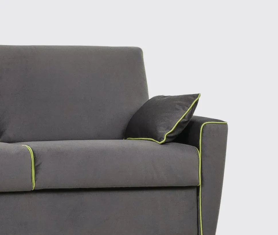 Divano letto tessuto in poliuretano Collezione esclusiva a prezzo Outlet
