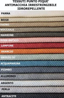 Divano letto tessuto in poliuretano Collezione esclusiva a prezzo Outlet