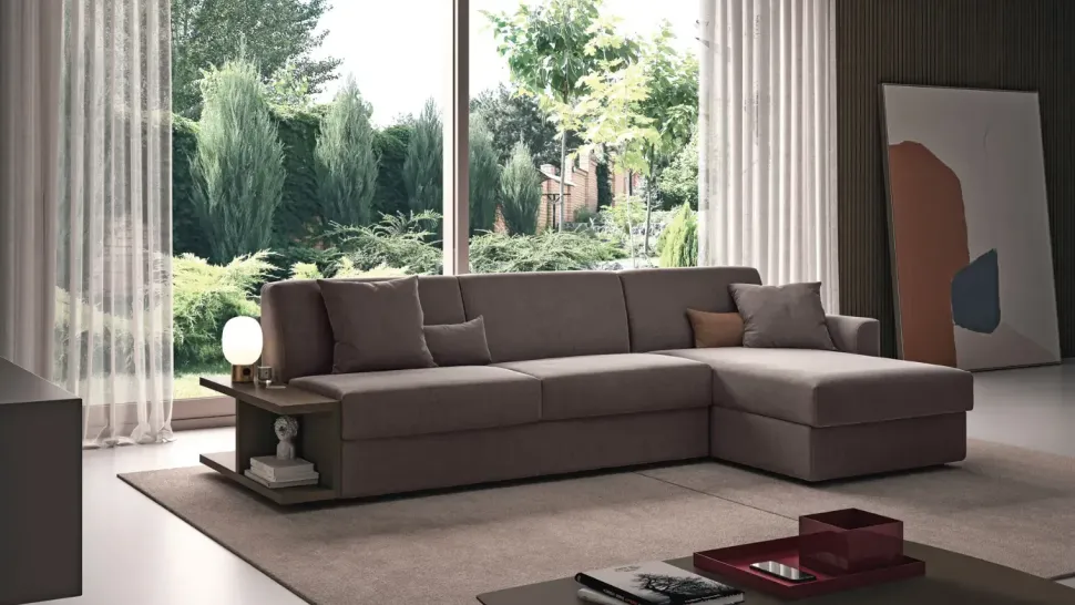 Divano letto Tito di Doimo Salotti: prezzo su richiesta, 2 posti.