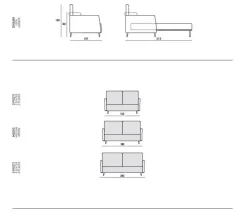 Divano letto Tolouse Md work: SCONTO ESCLUSIVO