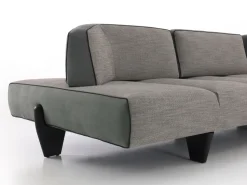 Divano Leyton outlet tessuto in poliuretano Diotti.com a prezzo Outlet