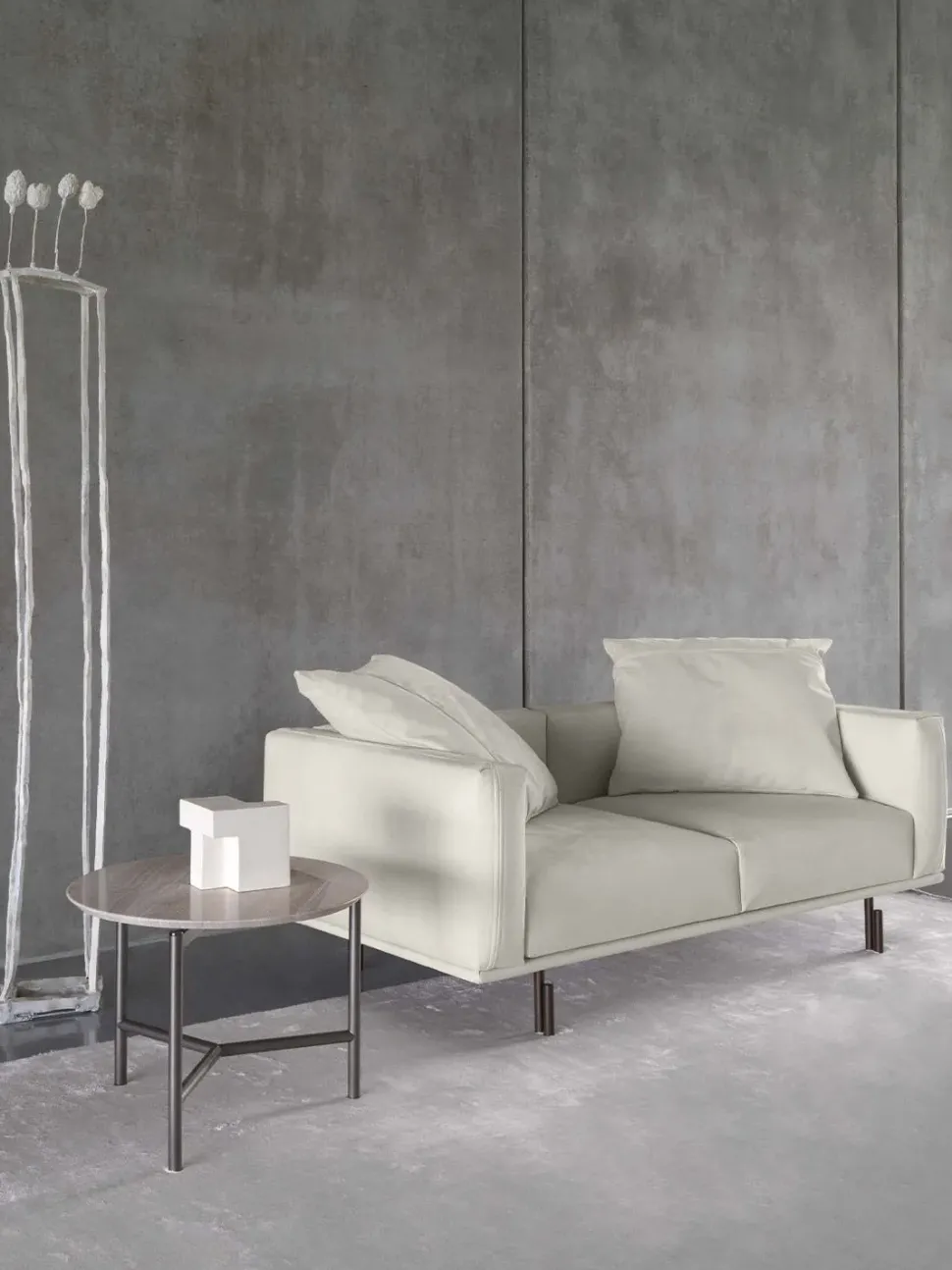 Divano Lineare a 3 posti Binario di Flou: prezzo su richiesta