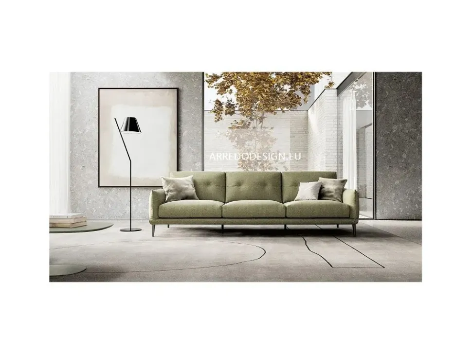 Divano lineare Blake Doimo salotti a PREZZO OUTLET scontato del 35%