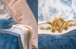 Divano lineare Divano conte in memory velluto  Md work in OFFERTA - 44%