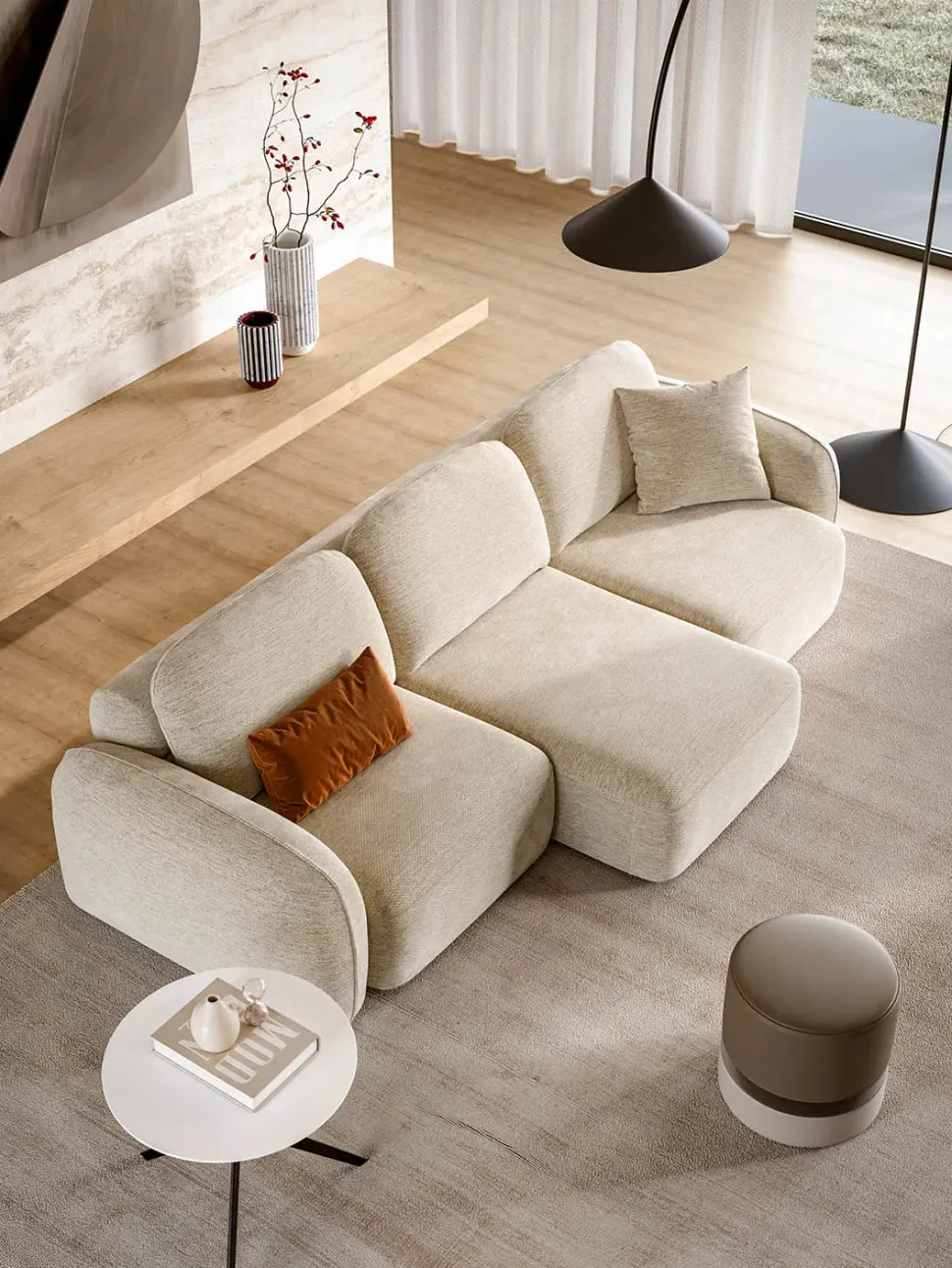 Divano Lineare Divano susa Le comfort in Offerta Outlet a 2500 Euro