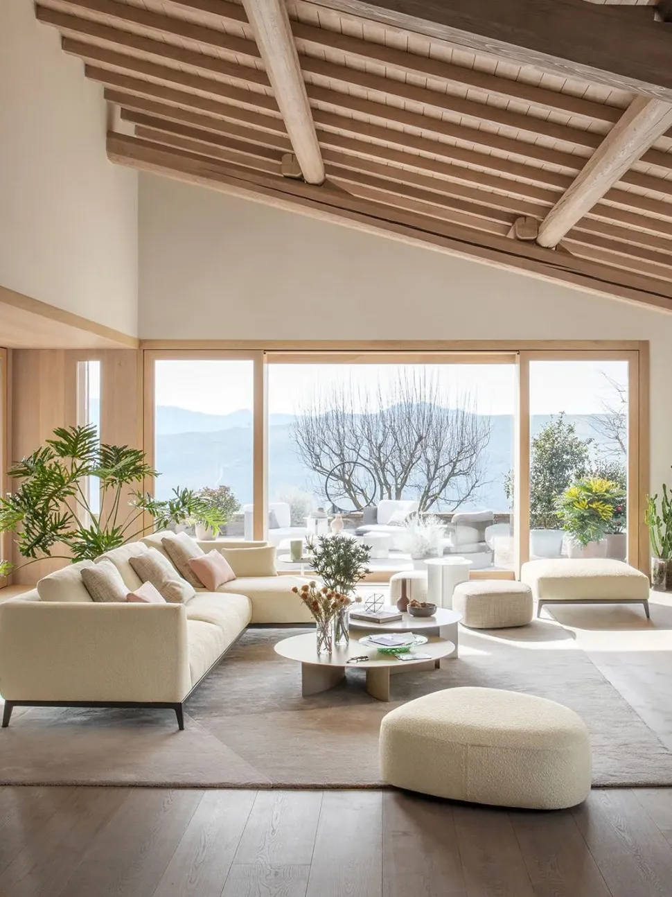 Divano Lineare in Tessuto sfoderabile Olivier di Flou