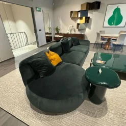 Divano Lineare in Tessuto non sfoderabile Ginza di Calligaris