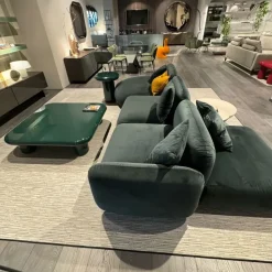 Divano Lineare in Tessuto non sfoderabile Ginza di Calligaris