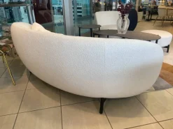 Divano Lineare in Tessuto sfoderabile  Lunam di Kartell