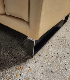 Divano Lineare Pelle primo fiore pronta consegna Md work a 4240€