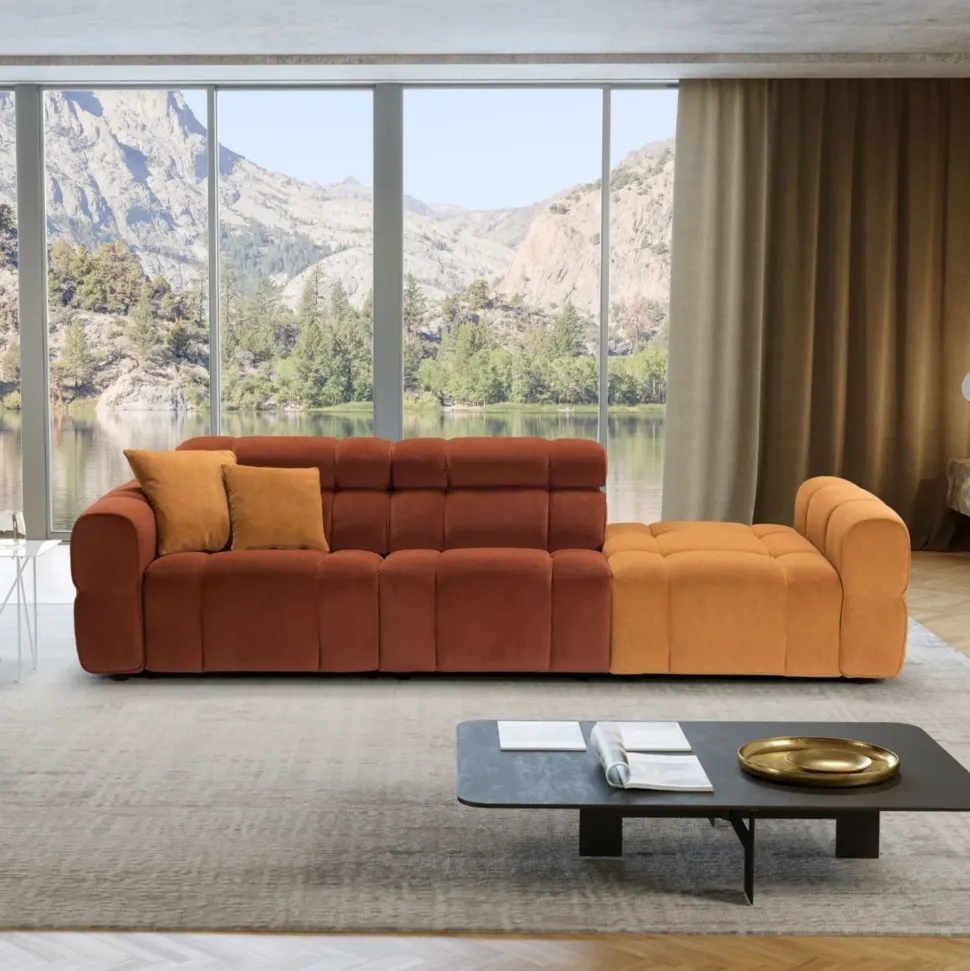 Divano Lineare Rubik di Kermes a prezzo scontato