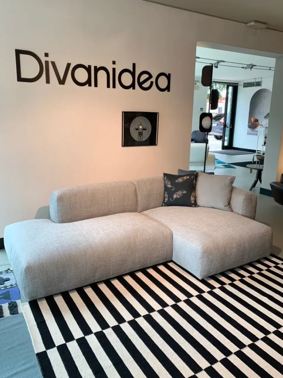Divano lineare Tender Divanidea in Offerta Outlet