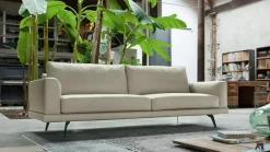 Divano Lineare tessuto modello Philip 77|92 di Doimo salotti