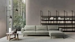 Divano Lineare tessuto modello Philip 77|92 di Doimo salotti