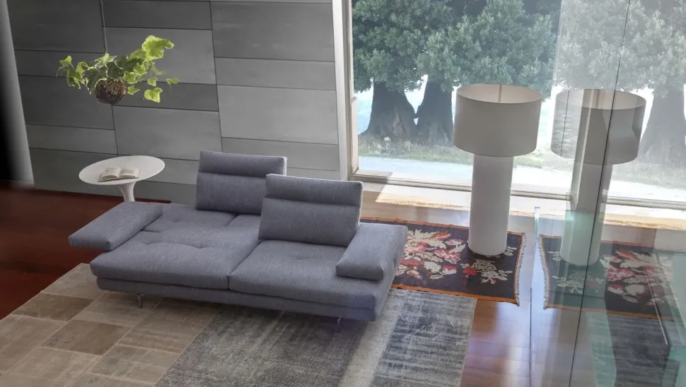 Divano lineare Toby wing Max divani a PREZZO OUTLET scontato del 40%