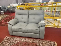 Divano Lugano 2 relax elettrici afo sofà Artigianale: SCONTO ESCLUSIVO