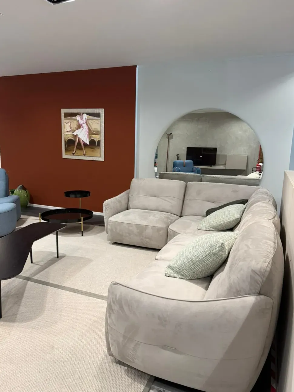 Divano Lux in Tessuto non sfoderabile di Franco ferri scontato 50%