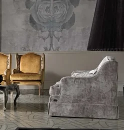 Divano Luxury  piuma e velluto  a mano  Md work con forte sconto