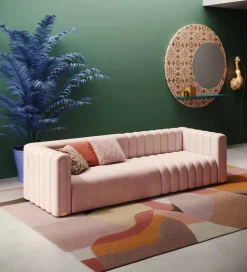 Divano Luxury sofa scamosciato Md work: con uno SCONTO ESCLUSIVO del 43%