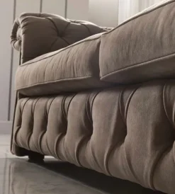 Divano Md work Divano pelle scamosciata piu piuma PREZZI OUTLET sconto 44%