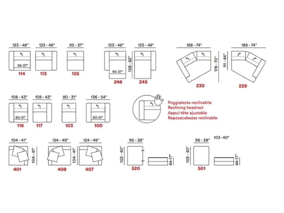 Divano Mia Max divani in OFFERTA - 30%