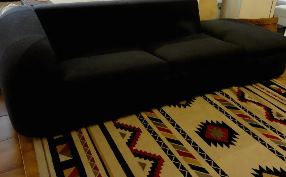 Divano Mimo Salotti Loop Divani lineari Tessuto Divano 3 posti