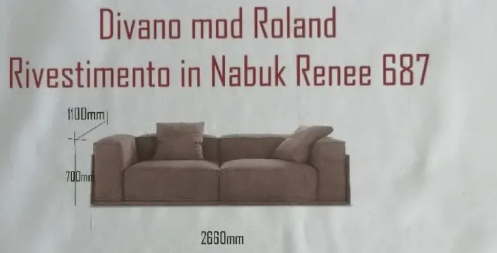 Divano Mod roland Doimo salotti a PREZZO OUTLET