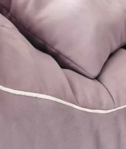 Divano mod. Venezia Md Work con penisola, piuma e cinghie elastiche a prezzo scontato!